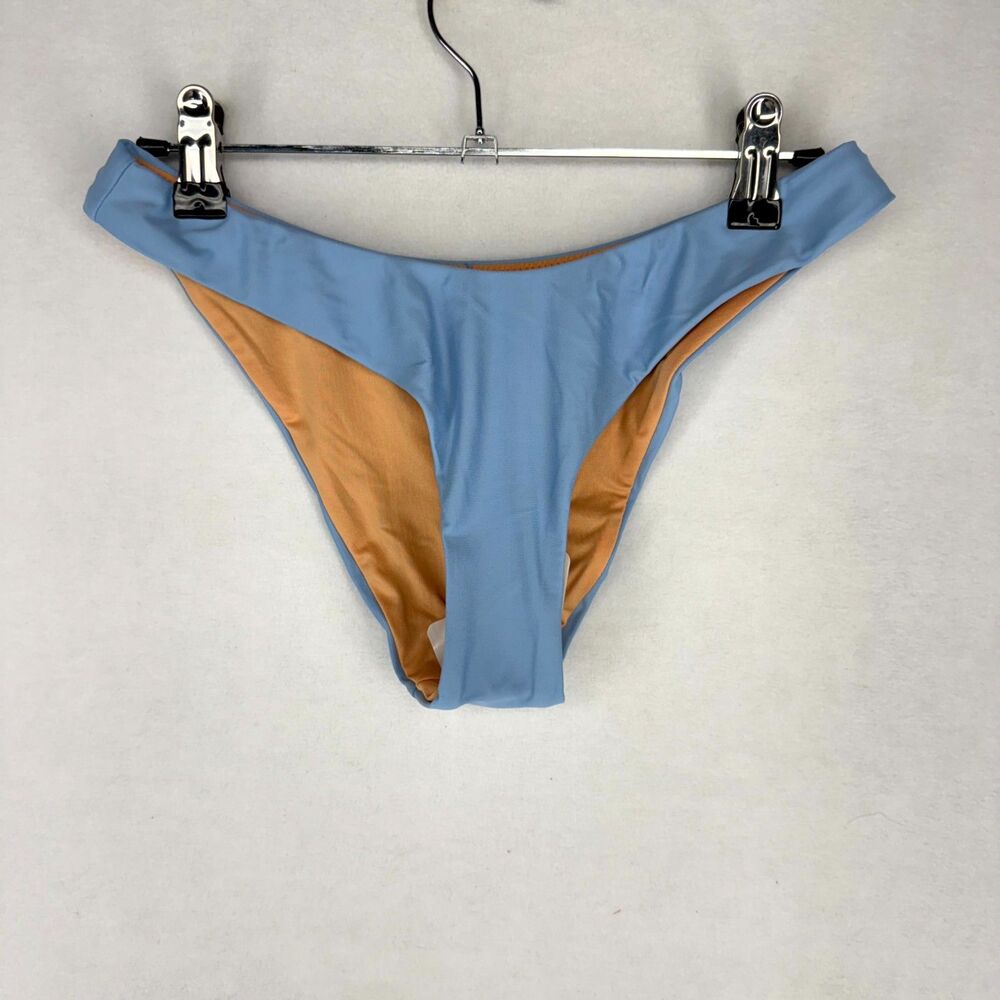 J.Crew High Rise Bikini Bottom Bathing suit Baby Blue Ladies XS‎ NEW BC125 BMI